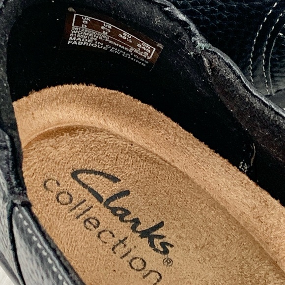 NWT Clark’s Collection Women’s Black Cheyn Madi Slip On Flats Shoes - Picture 13 of 13